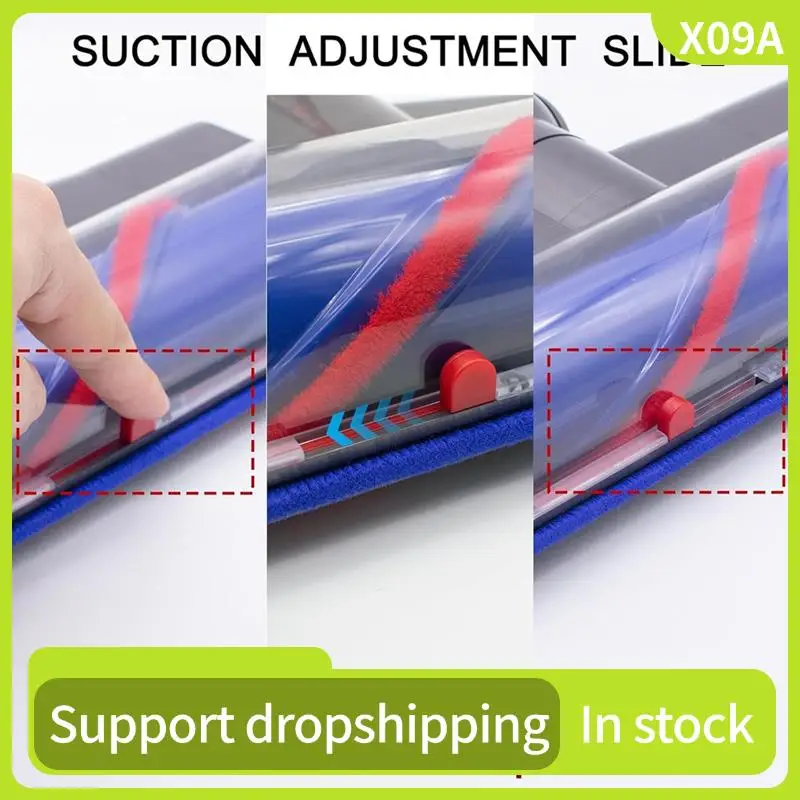 

X09A Cleaner Replacement With LED Lights For Dyson V7 V8 V10 V11 V15 Direct Drive Head Quick-Release Head Cleaner Brushes