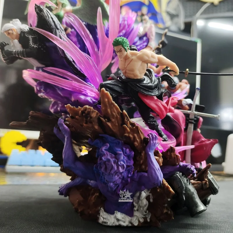 

Цельная аниме 24 см Zoro, экшн-фигурка, статуя из ПВХ, модель Onigashima King Of Hell Gk, фигурка, коллекционное украшение, игрушка в подарок
