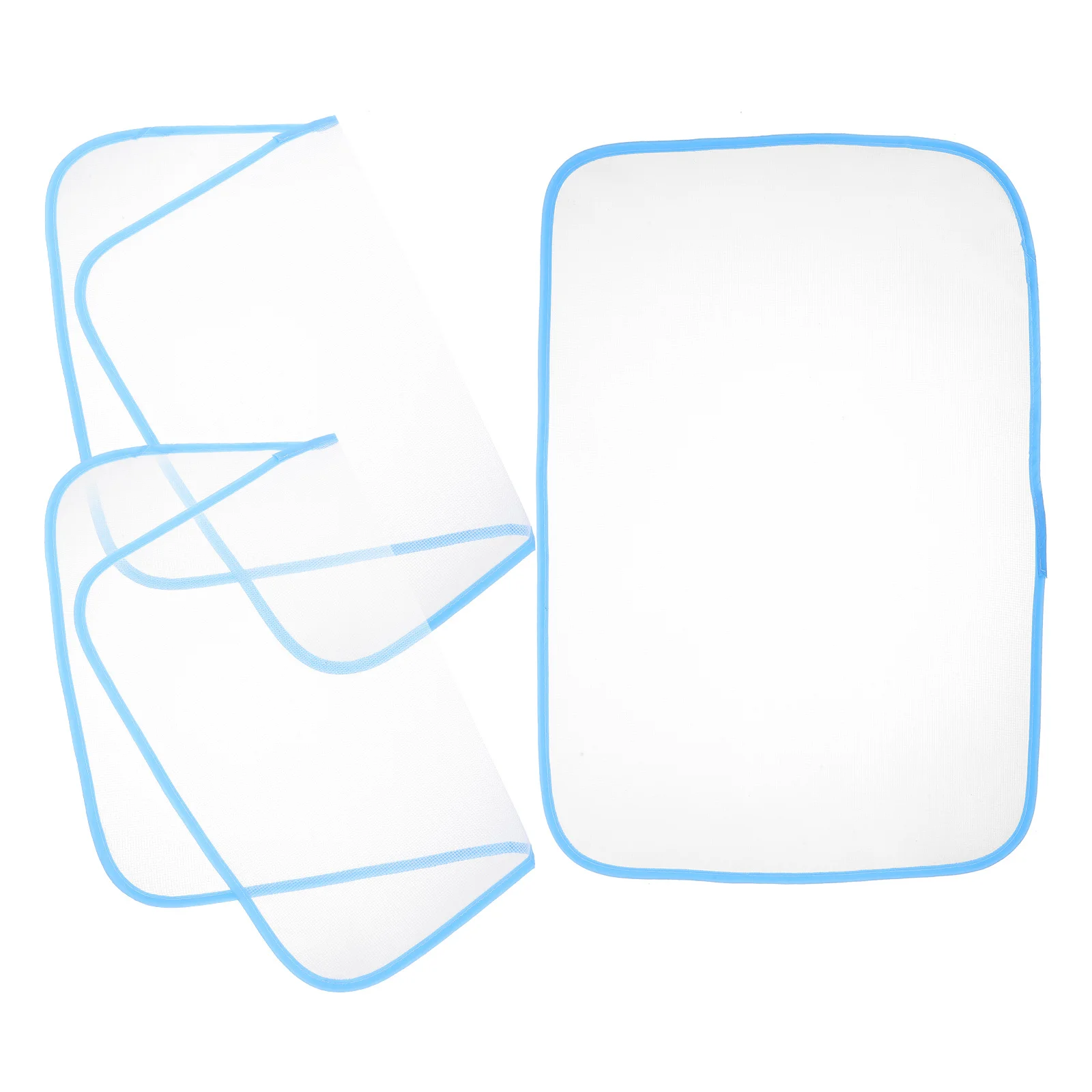 

3pcs Ironing Mesh Pad High Temperature Resistant Reusable Portable Foldable Insulation Mat For Table Household Ironing