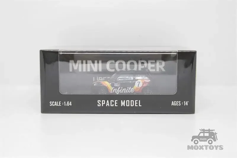 SPACE MODEL 1:64 LBWK MINI F56 Cooper Black Diecast Model Car