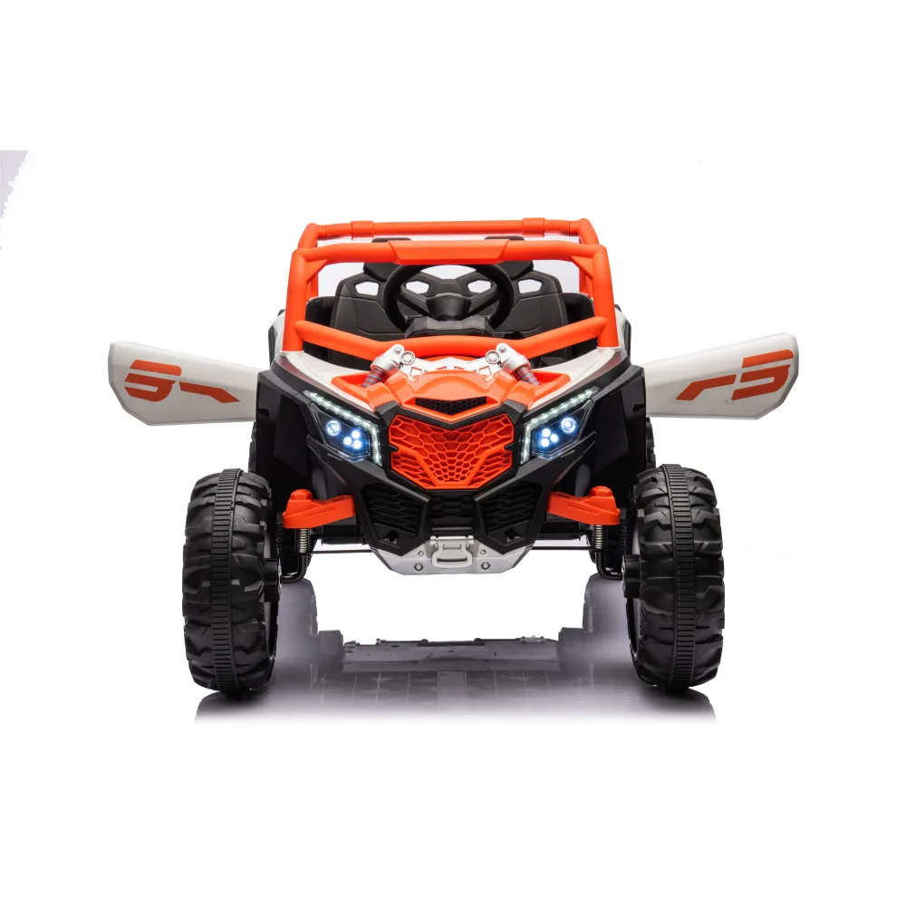 Coche eléctrico UTV para niños, juguete UTV de 12 V, coche eléctrico 4WD con control remoto/balançoire/para niños/niñas de 3 a 6 años