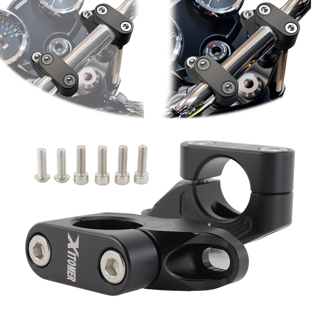 

28mm 1 1/8" Offset Handlebar Risers Back Moved Fat Bar Riser Fit For KTM 690 790 Duke 690 SMC 690 Enduro 390 790 950 Adventure