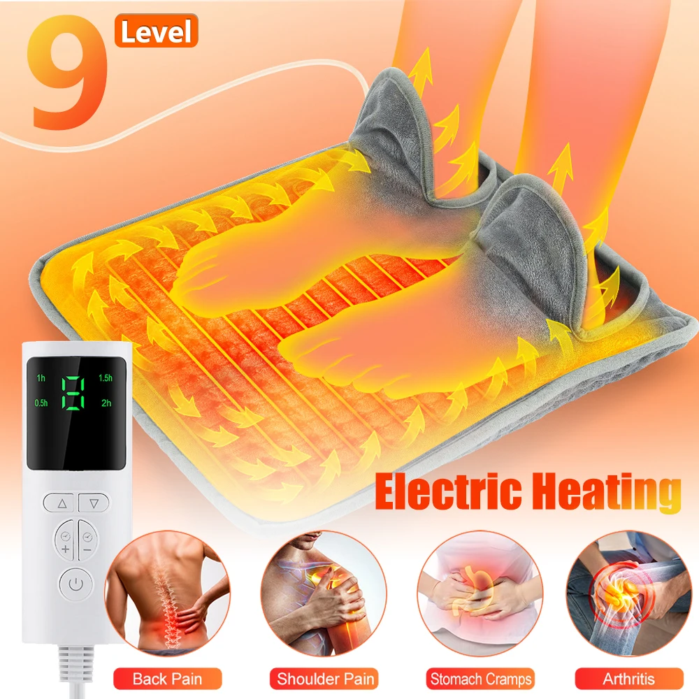 

Winter Electric Foot Heating Pad Soft Plush Multi-Function Portable Body Warmer Improve Sleeping Household Office Foot Warm Mat