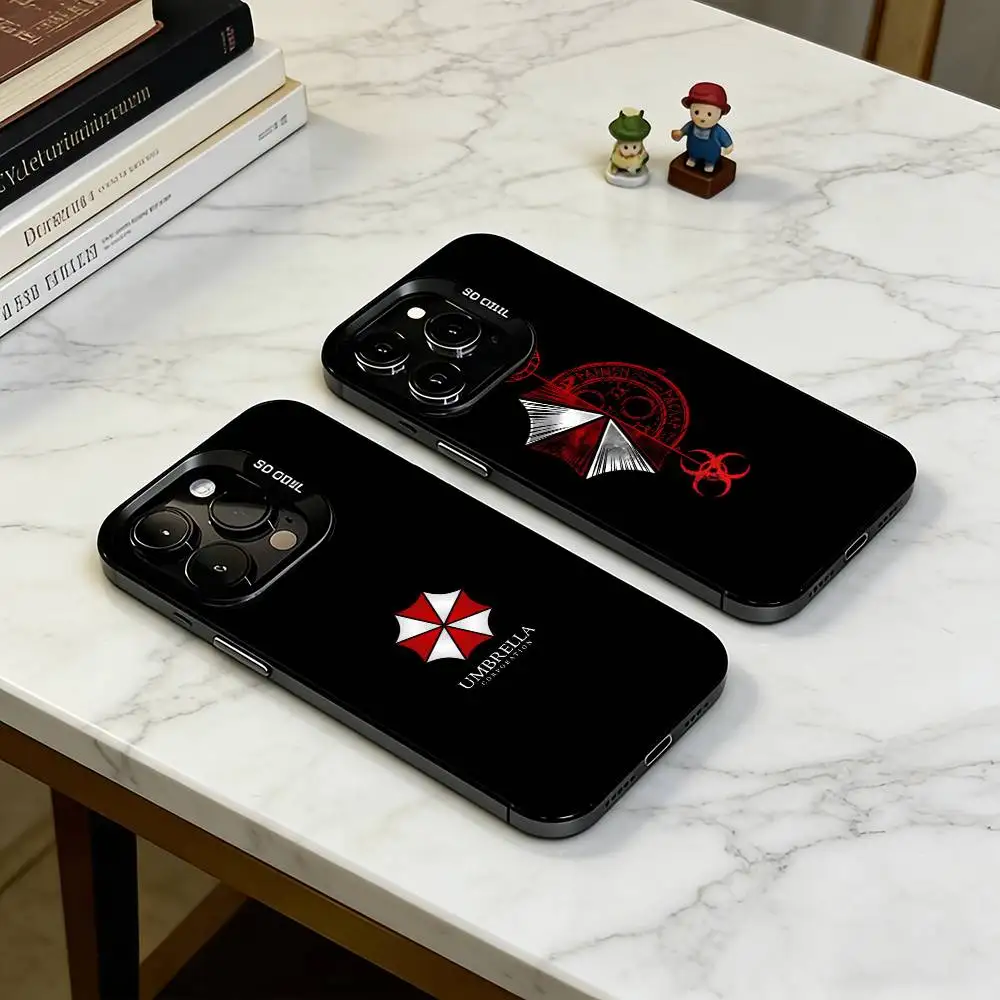 

Game Resident Evil Video Phone Case For iPhone 17,16,15,14,13,12,11 Plus,Pro Max,XS,Colorful Silver Black Cover