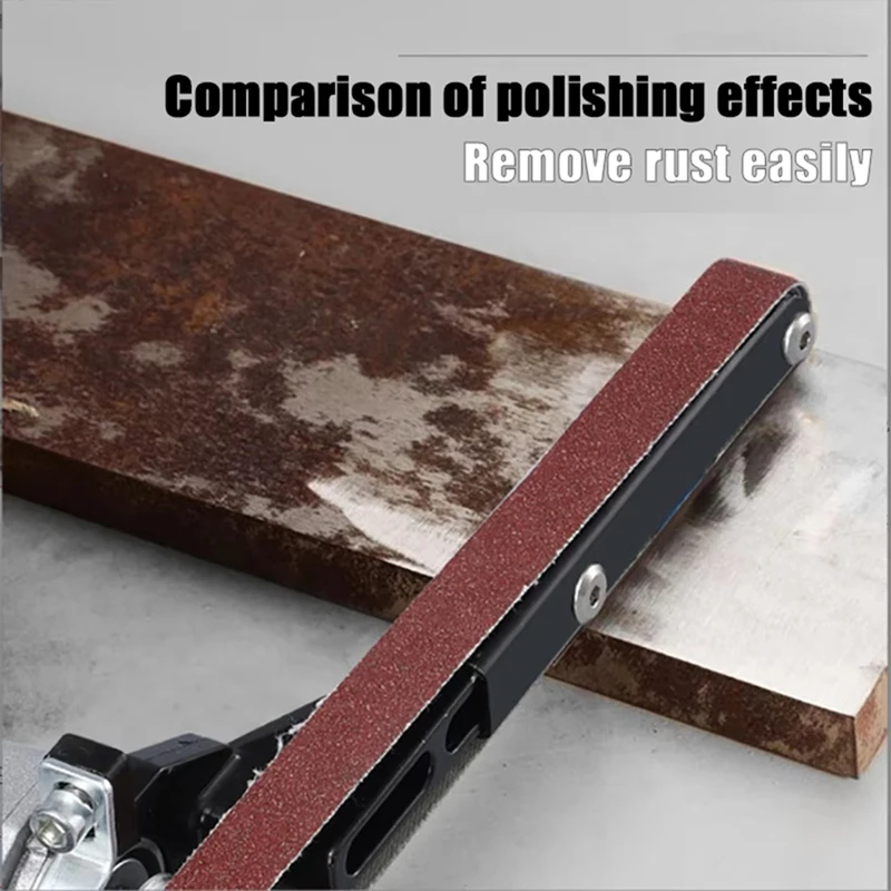 ABNO-Mini 샌딩기 연마기 연마기, 앵글 연마기 수정 벨트 샌딩기 액세서리, 125mm 앵글 연마기 적합