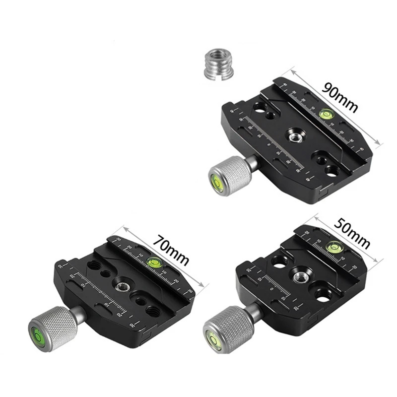 BNVN-Camera Clamp Quick Release Clamp ขาตั้งกล้อง Ball Head Mount Adapter แบบพกพา Stand Clamp สําหรับ Arca Swiss Plate