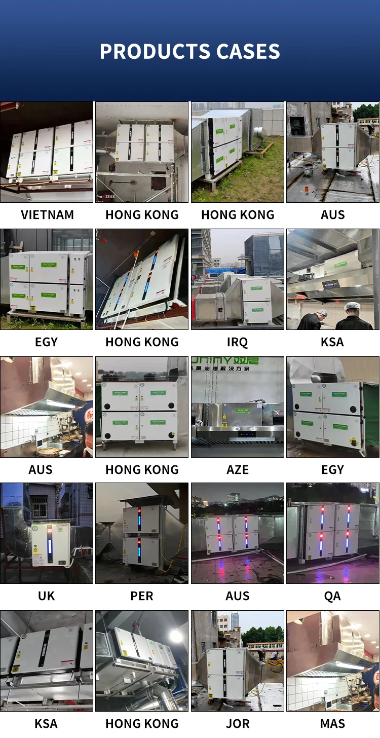 Electrostatic Air Purifier for Kitchen & Restaurant Air Cleaner Home Use Household High Efficiency Energy Saving Easy Easy