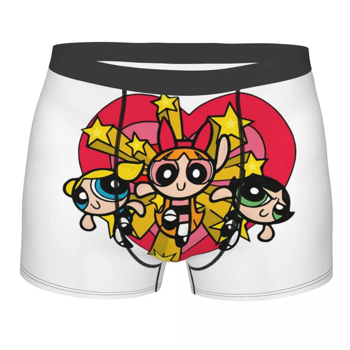

Cool Cartoon Animation Powerpuff Girls Boxers Shorts Underpants Men's Stretch Briefs Underwear