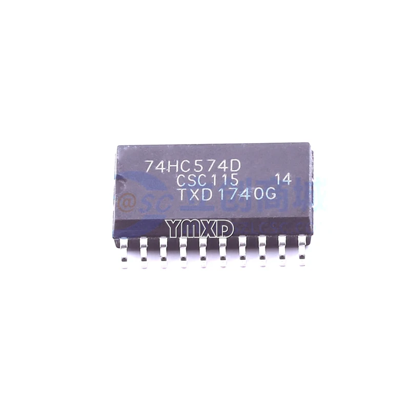 10Pcs/Lot New Original 74HC574 74HC574D SOP20-7.2MM Wide Body Digital Logic Chip