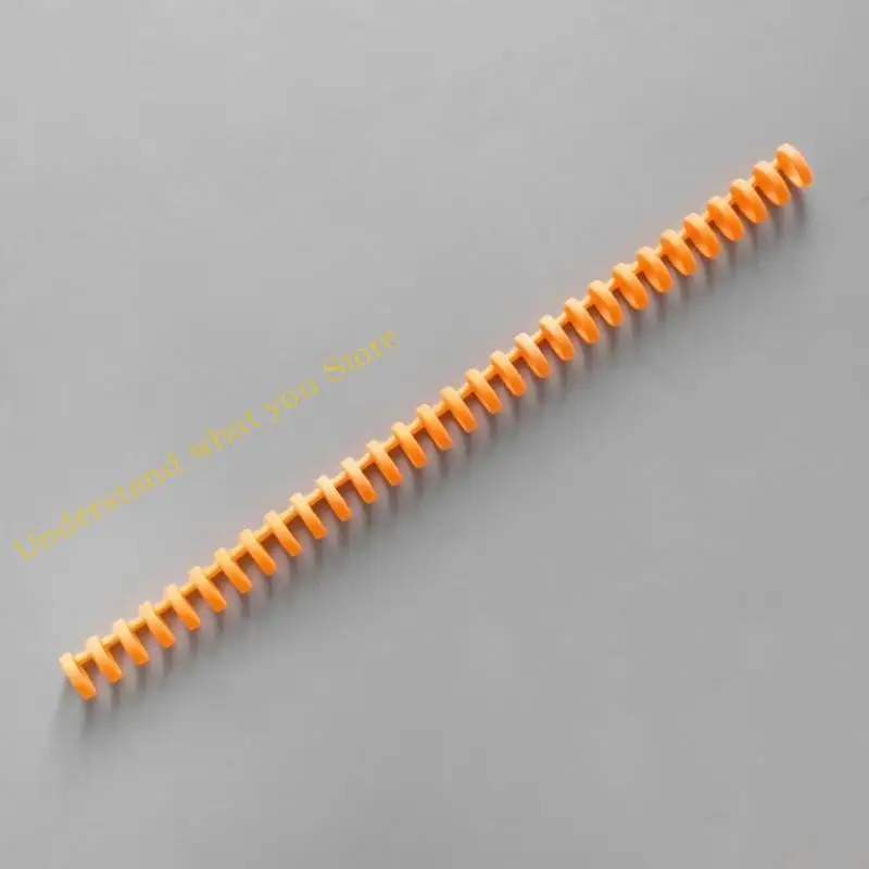 J60A 15mm Binding Plastic Binding Coil 30-anello da 0,59 "Diametro chiusura della clip della bobina rilegatura per dei