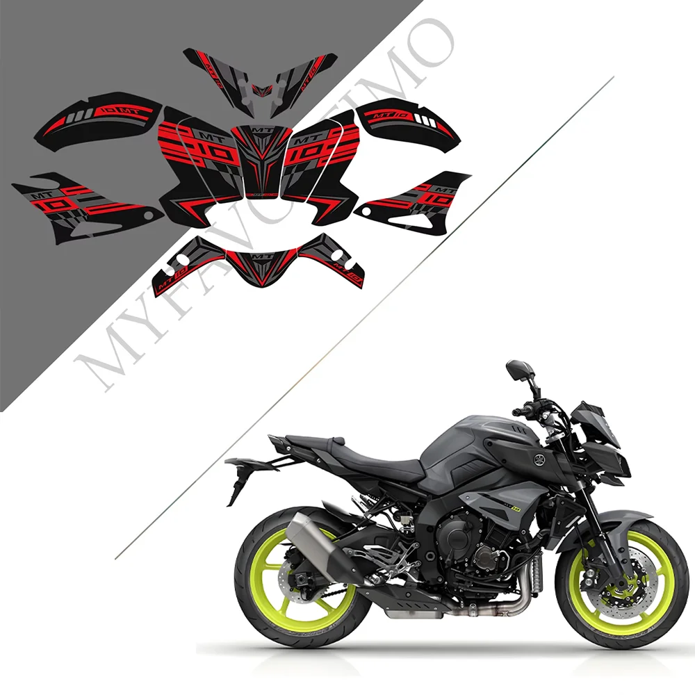 For Yamaha MT10 FZ MT - 10 moto decals Stickers on motorcycle 2016 2017 2018 2019 2020 2021