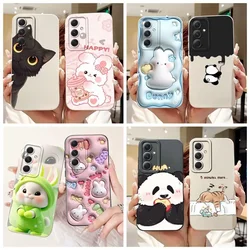 For Samsung A14 A15 4G 5G Case Cartoons Len Protective Cover Soft Silicone Coque For SamsungA14 A145F Galaxy A 15 A155F Fundas