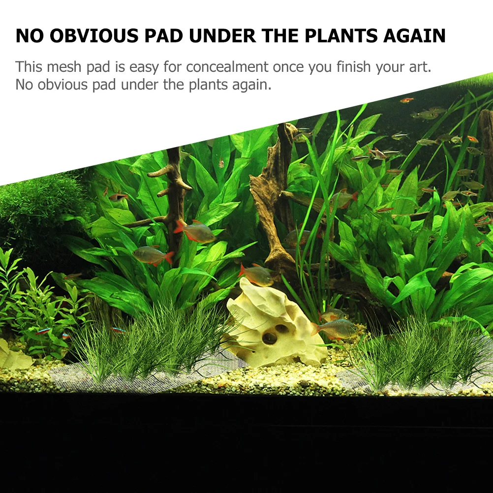 

6pcs Stainless Steel Aquarium Mesh Pads Replaceable Sturdy Moss Net For Fish Tank Decoration Aquarium Supply Multi-Function Wire