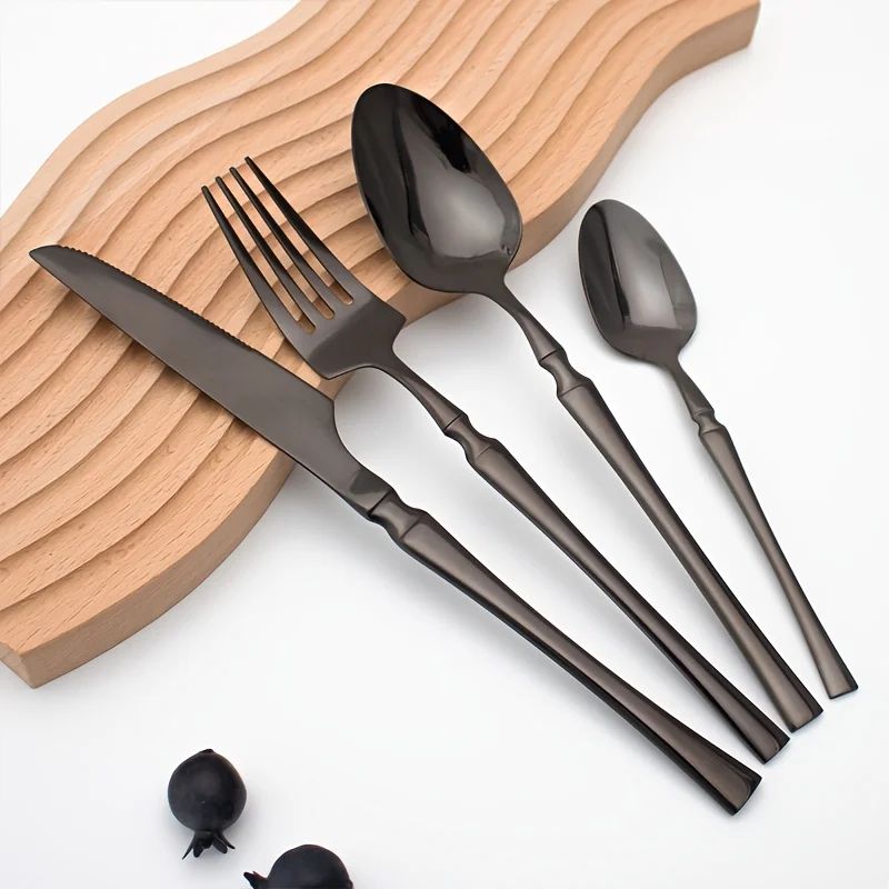 40/60-Piece Black Stainless St - огляд і ціна Commercial Kitchen Knives