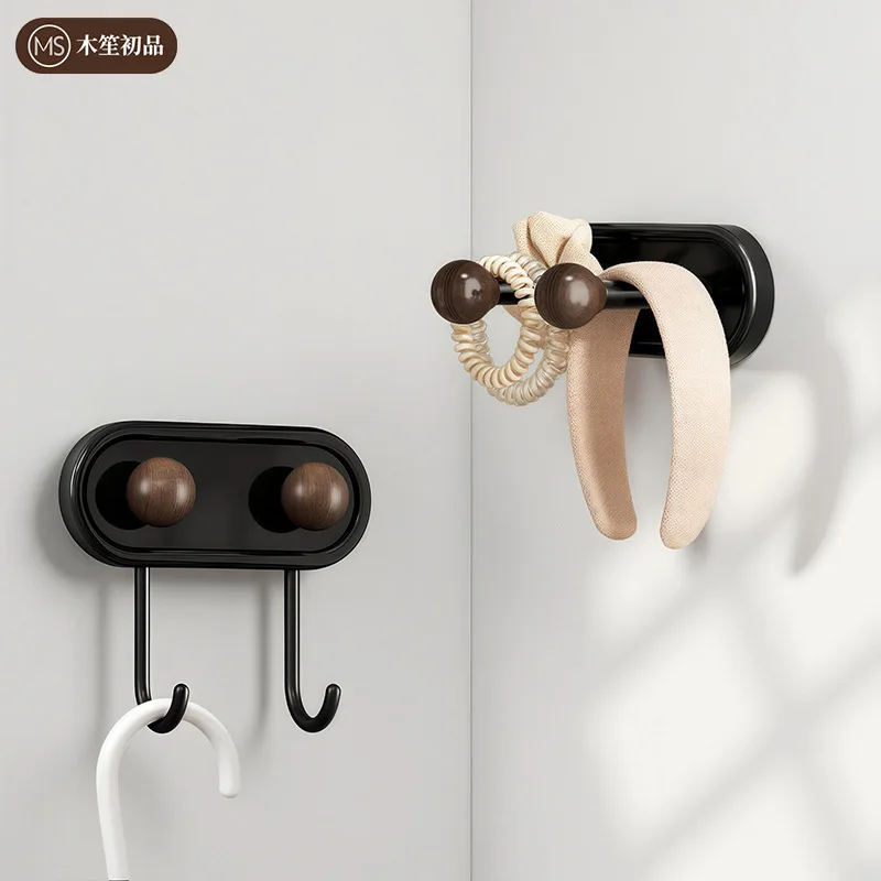 High Appearance Level Hook, Strong Adhesive Hook No Need For Drilling Storage Rack, Bathroom Seamless Double-head Clothes Hanger