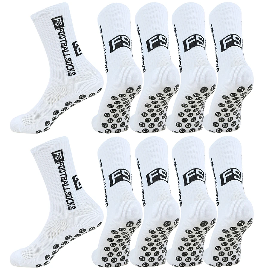 10 Paar rutschfeste Socken für Herren und Damen, maßgeschneidert für Fußball, Radfahren, Wandern, stoßfest und elastisch