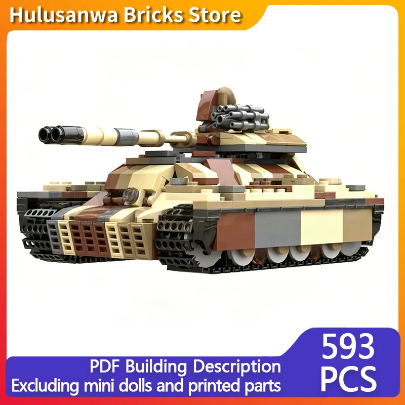 

Modern Military Tanks Model MOC Building Bricks War Equipment Modular Technology Gifts Holiday Assemble Children Toys Suit