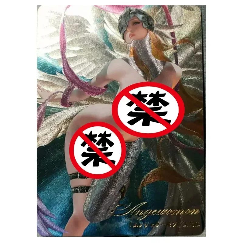 

1 шт./компл. DIY аниме карты богини Angewomon аниме серии ACG сексуальная кавайная игрушка подарок игра коллекционные карты комиксов