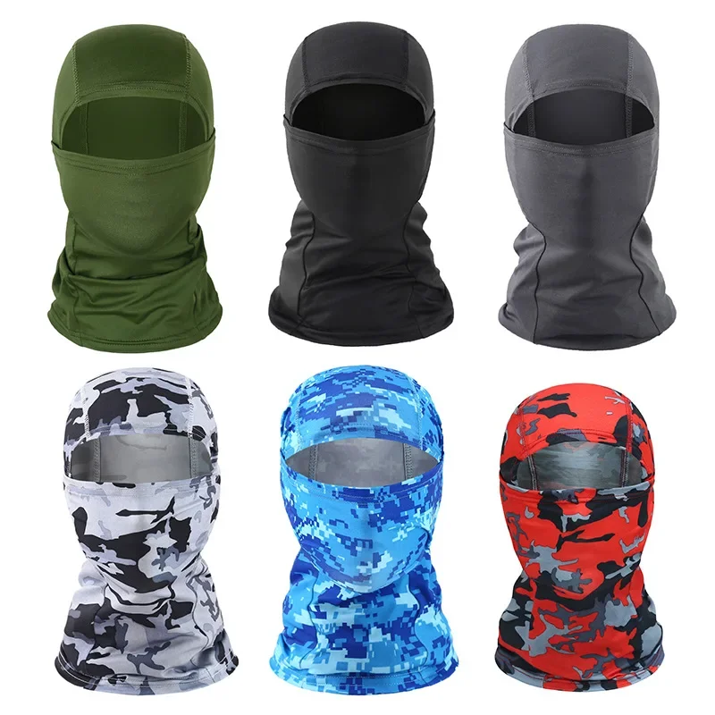 

Men Tactical Balaclava Face Mask Summer Sun Protection Bandana Cooling Neck Gaiter Hiking Scarves Motorcycle Cycling Helmet Hood