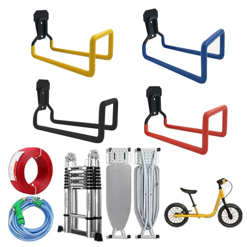 

High Load-bearing Garage Garden Hook Wire Water Pipe Equipment Warehouse Rack Storage Tool Shelf