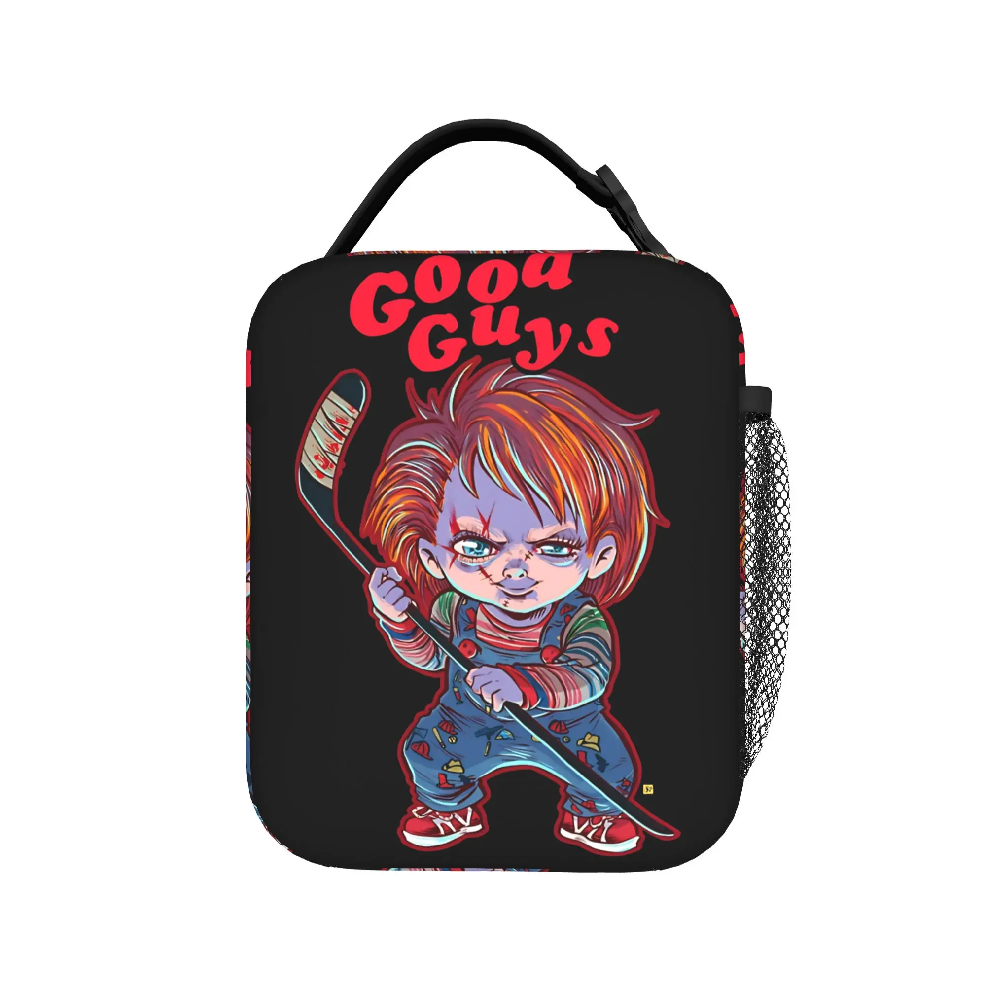 Good Guys Child Doll Chucky Cowboy  Lunch Bag For Women  Travel Print Lunch Box Leisure Waterproof Tote Food Bags
