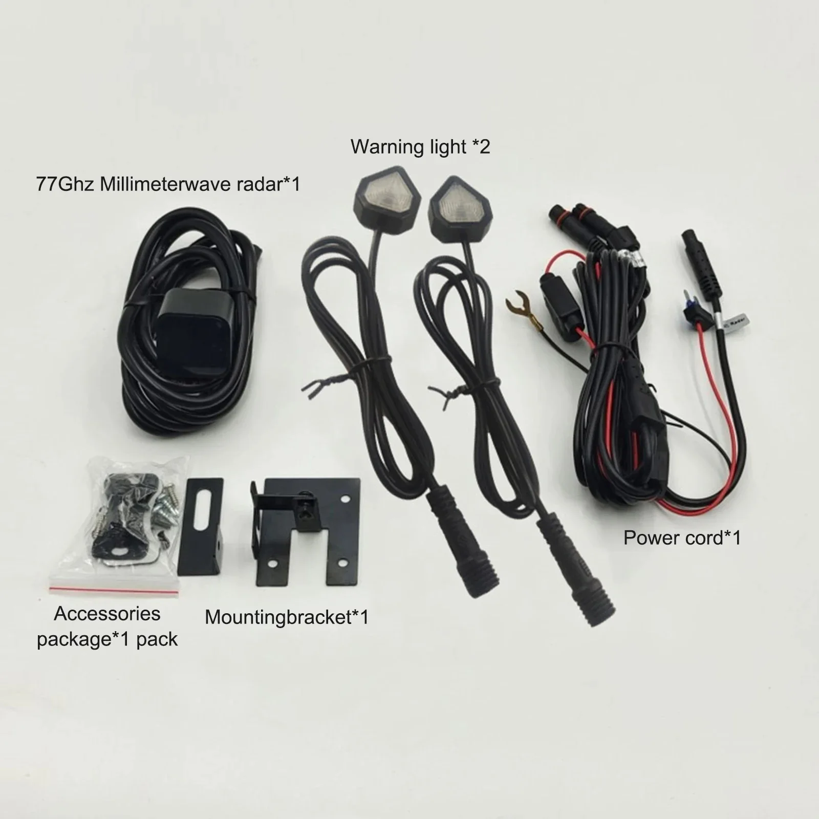 

77Ghz Millimeter Motorcycle Specific Blind Spot Detection Wave Sensor BSD Lane Change Assist System Detection Range 50M for Auto