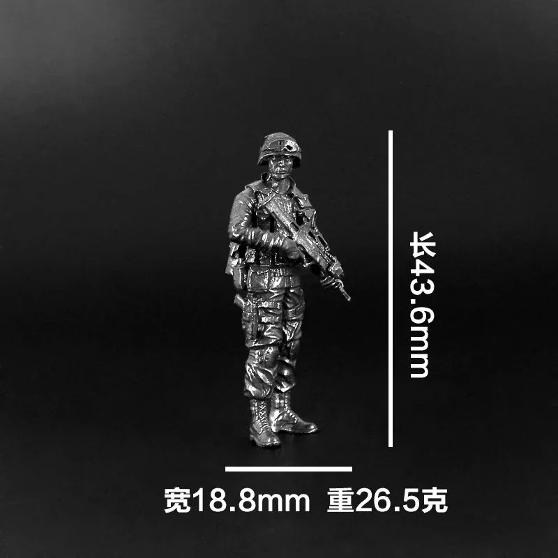 شخصيات جندي القوة الخاصة، ألعاب سلاح كوبرونيكل معدنية صلبة للأولاد، تمثال شرطي خاص مصغر