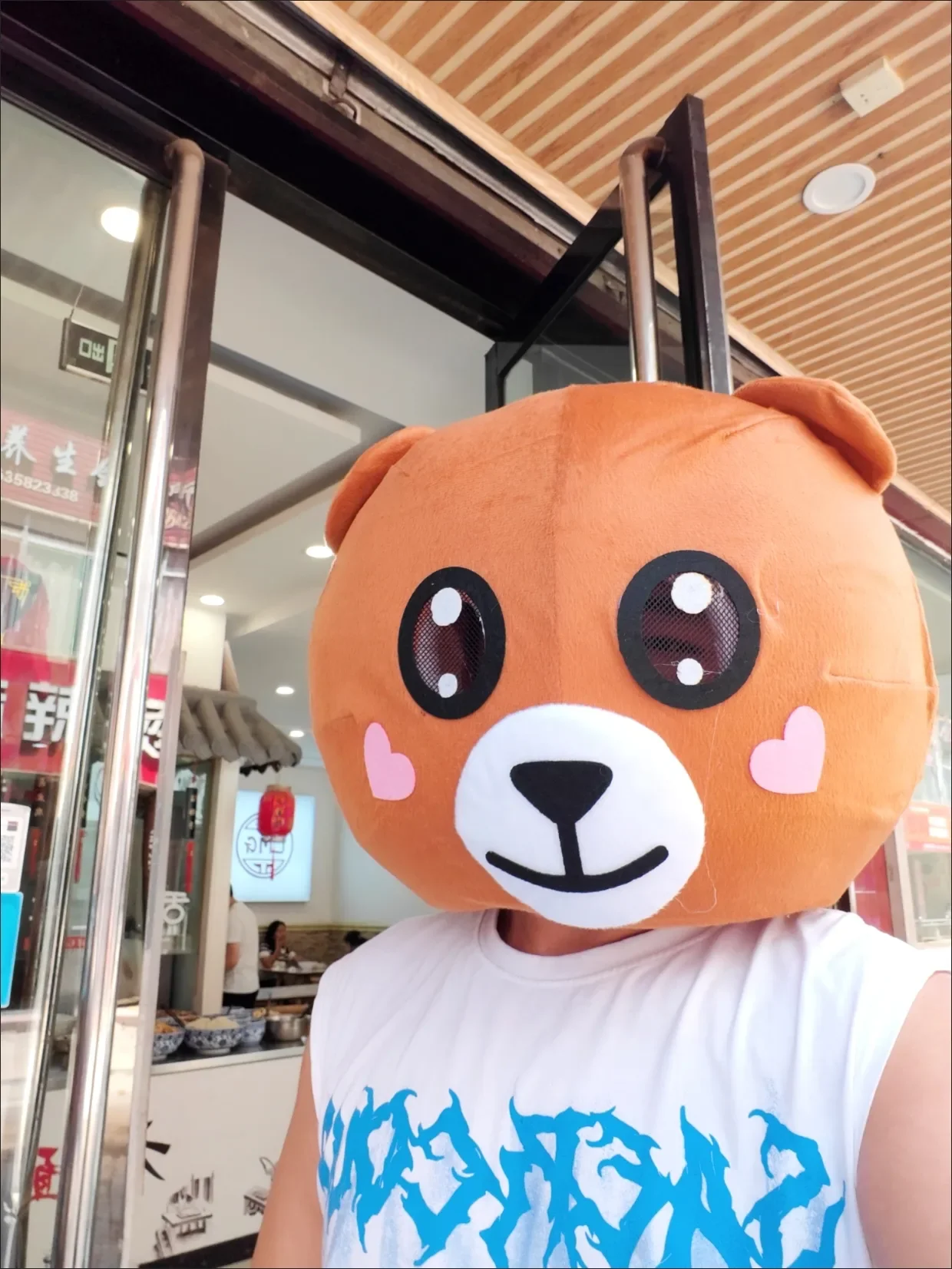 زي دمية الدب البني للعروض والحفلات والمهرجانات - زي شخصية لعبة للمناسبات