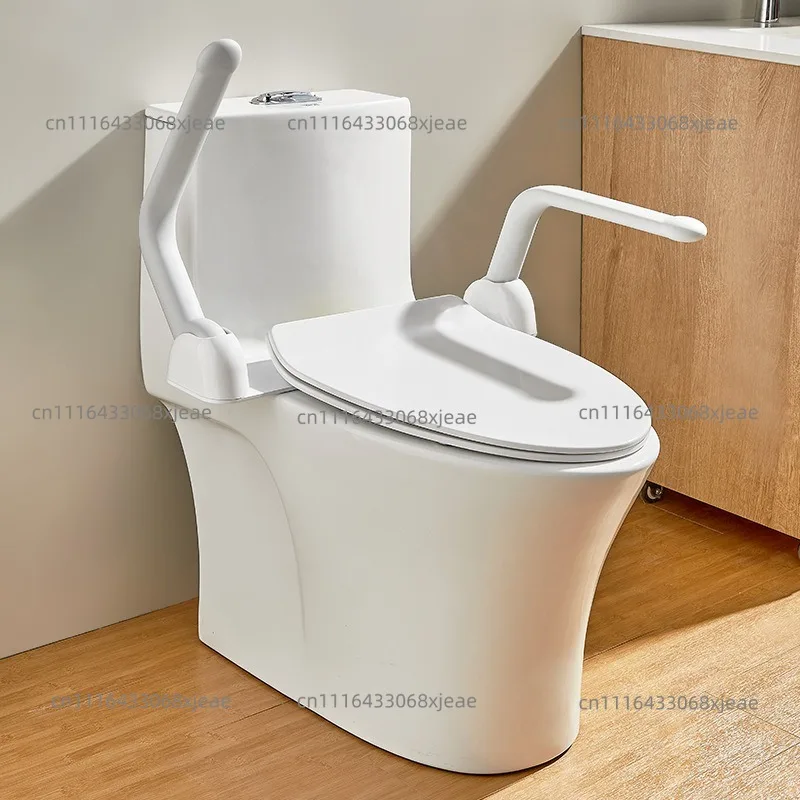 No punching toilet handrail railing safety bathroom handrail toilet help shelf