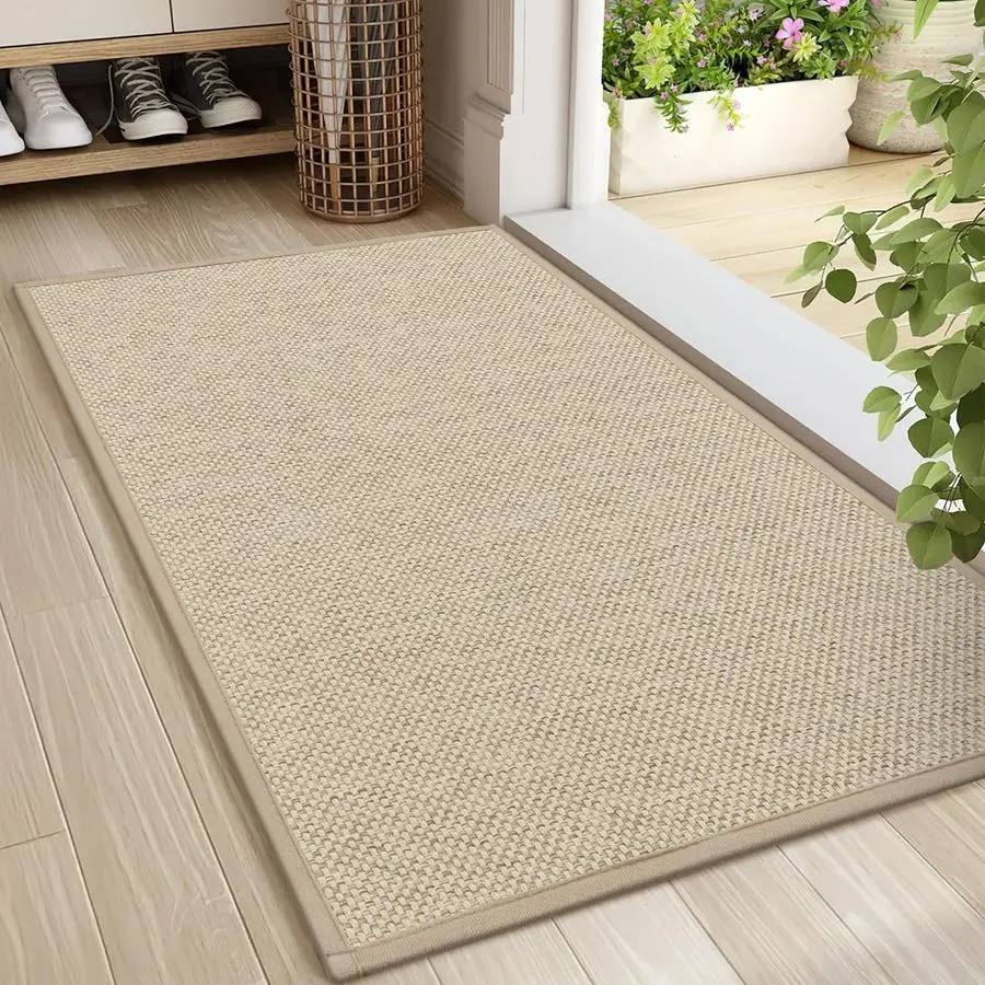 

Door Mat 24x36, Non Slip Door Mat Indoor Entrance, Rubber Backing Front Indoor Door mat Washable Absorbent LowProfile Entryway E