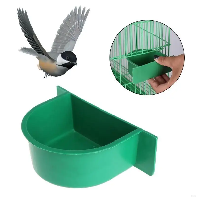 97Qd Nước gà Cúp vẹt Cage bát thực phẩm bằng nhựa cho chim bồ câu