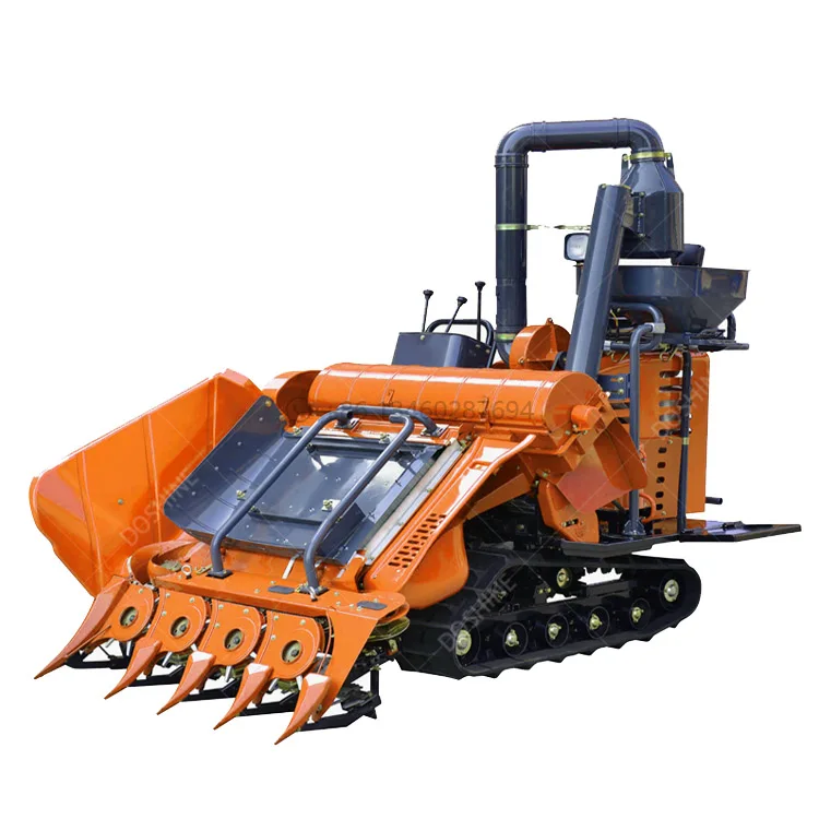 Hot Sale Tractor Mounted Maize Harvesting Machine Rice Combine Harvester