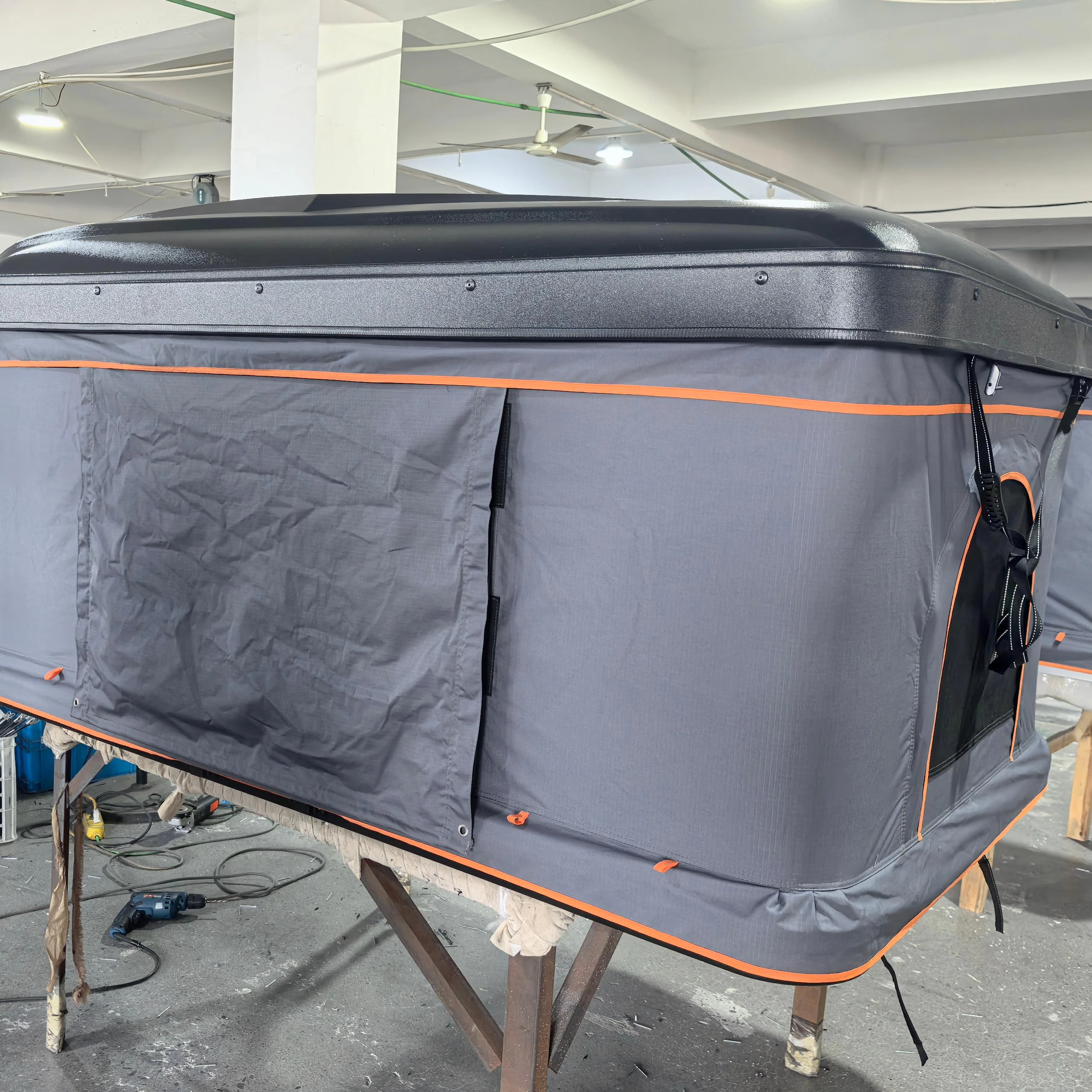 

STLF DZ WJW Advanced Customized Aluminum Shell Helicopter Roof Tent Outdoor Self-driving Tour Camping Equipment Car Travel Vehic