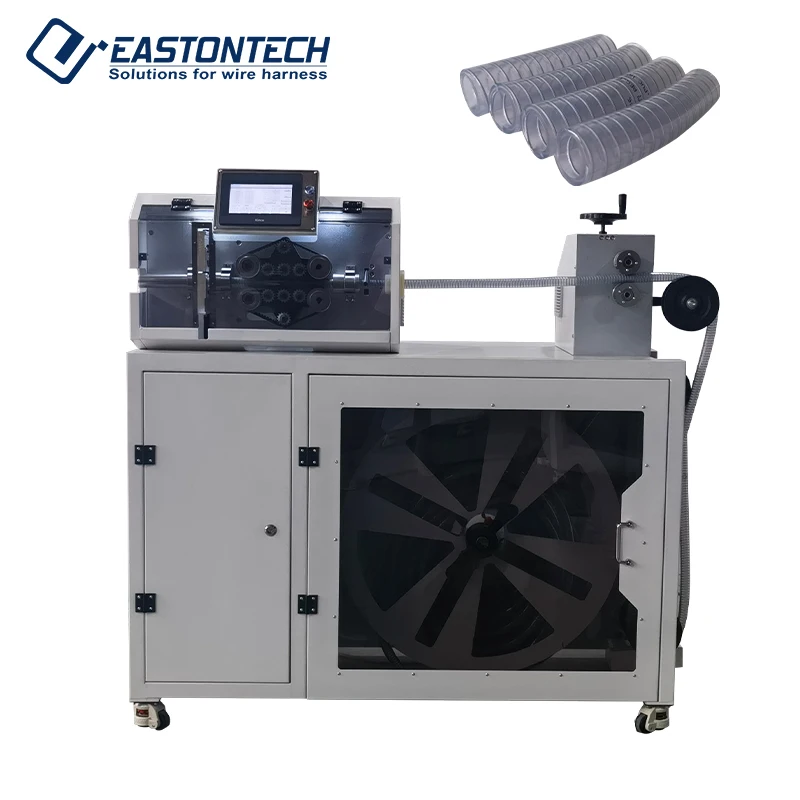 EW-1335 Automatic Cutting And Stripping Machine Crimping Mahine Stainless Steel Tube Applicable Tube OD Max.35mm