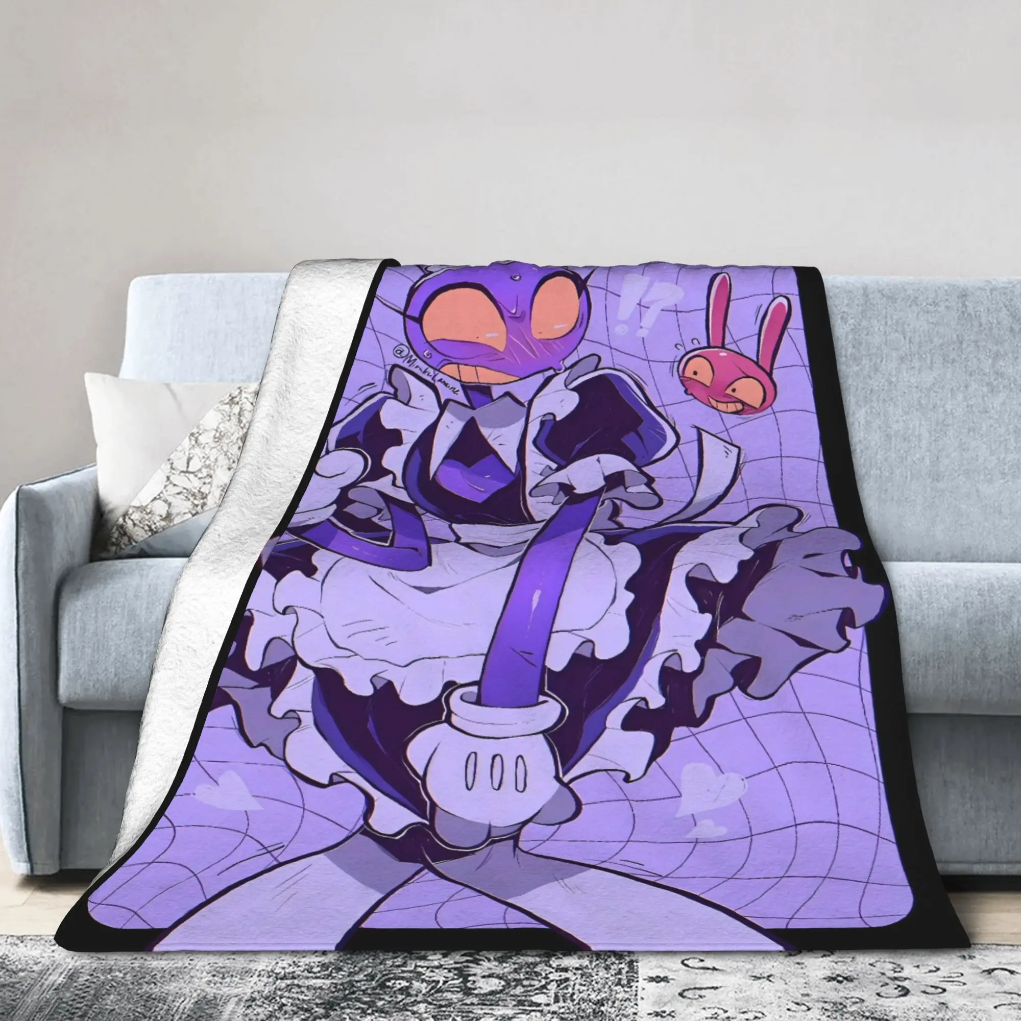 أنيمي المذهلة السيرك الرقمي الدافئة بطانية ناعمة طائرة السفر أفخم رمي بطانية الأزياء الأريكة الفانيلا أريكة غطاء سرير