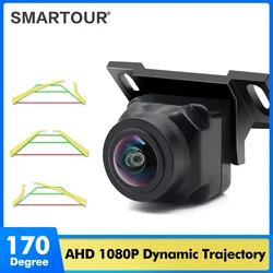 AHD 1080P Auto Achteruitrijcamera Fisheye Lens Nachtzicht Waterdicht Universele Voertuig Achteruitrijcamera AHD dynamisch