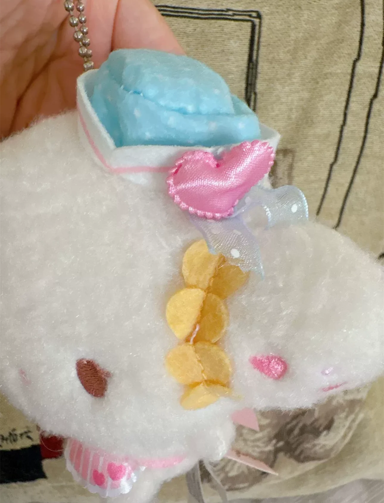 Nuovo Kawaii Cogimyun Kogimyun Dessert Peluche Portachiavi Bambini Peluche Piccolo Ciondolo Per I Regali Dei Bambini 12 CENTIMETRI