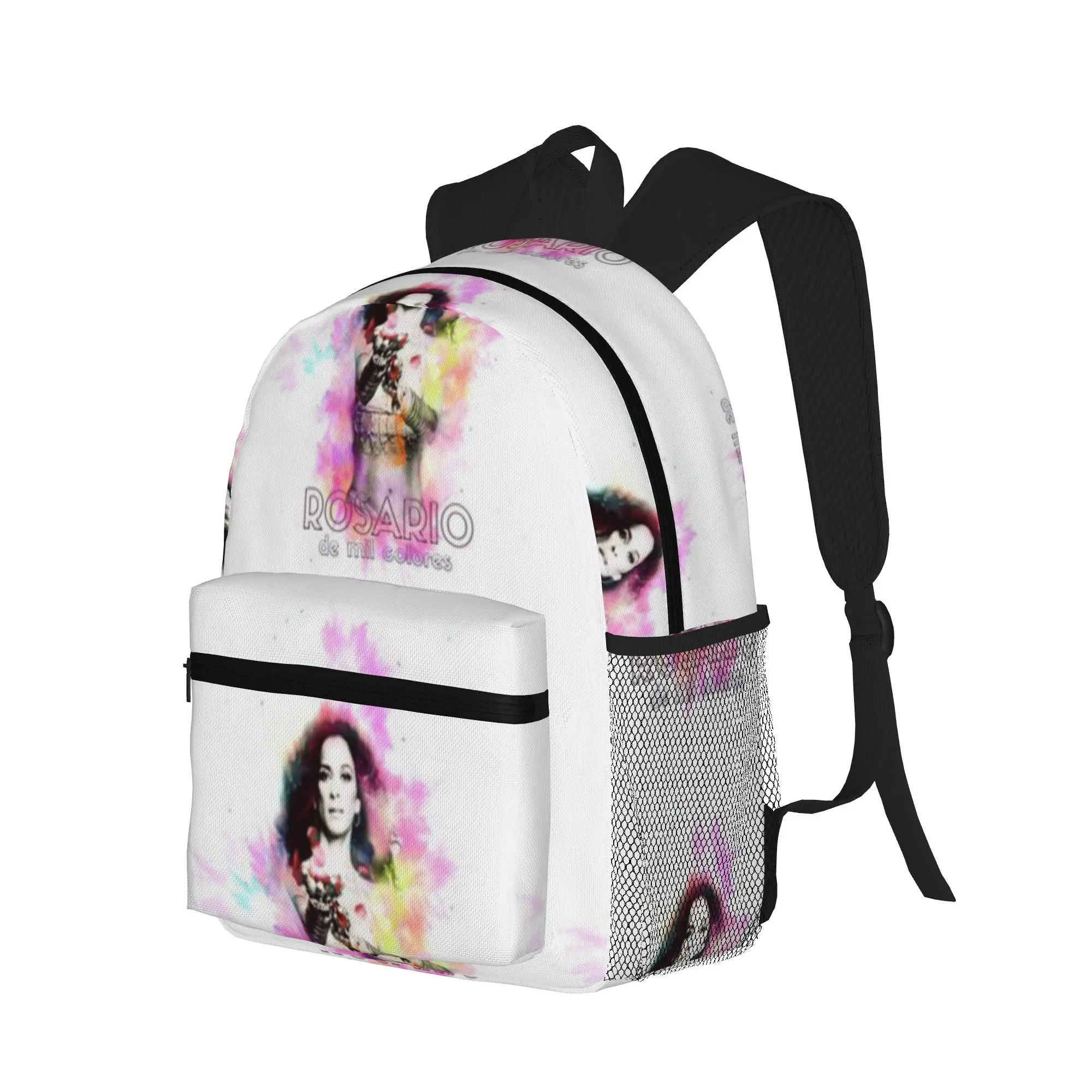 Rosary Flowers Of A Thousand Colors  Casual Backpack for Students and Adults Backpack women
