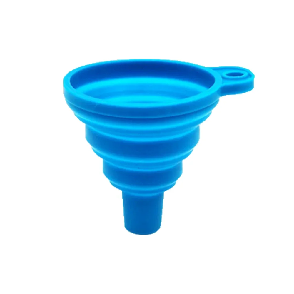 Collapsible Silicone Car Engine Funnel for Cars and Motorcycles Engine Oil Liquid Diesel Kerosene and Gasoline