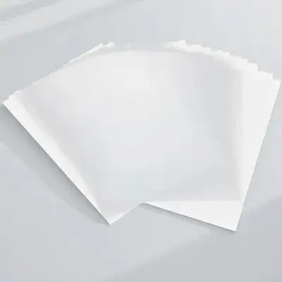 20 Pcs Transparent Printing Film PET Photographic Ink Jet Clear Transparency Non Waterproof Tear Resistant Archive
