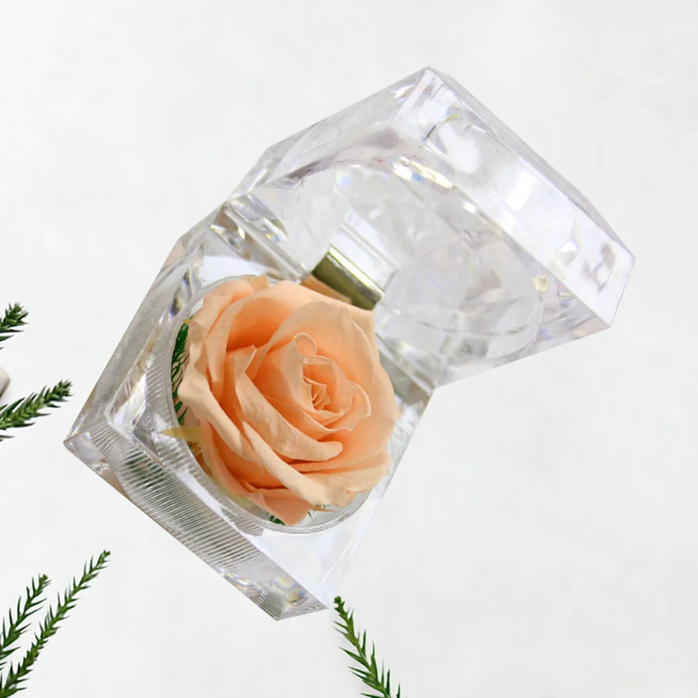 

1Pcs Preserved Rose Eternity Rose Gift Box Romantic Decoration for Home Bedroom Office Anniversary Birthday Valentine