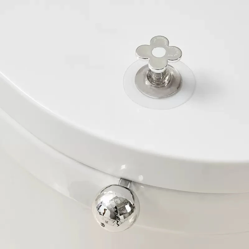 2PCS Round handle Toilet Lid Lifter Washroom Lifter for a Clean Bathroom Dropship