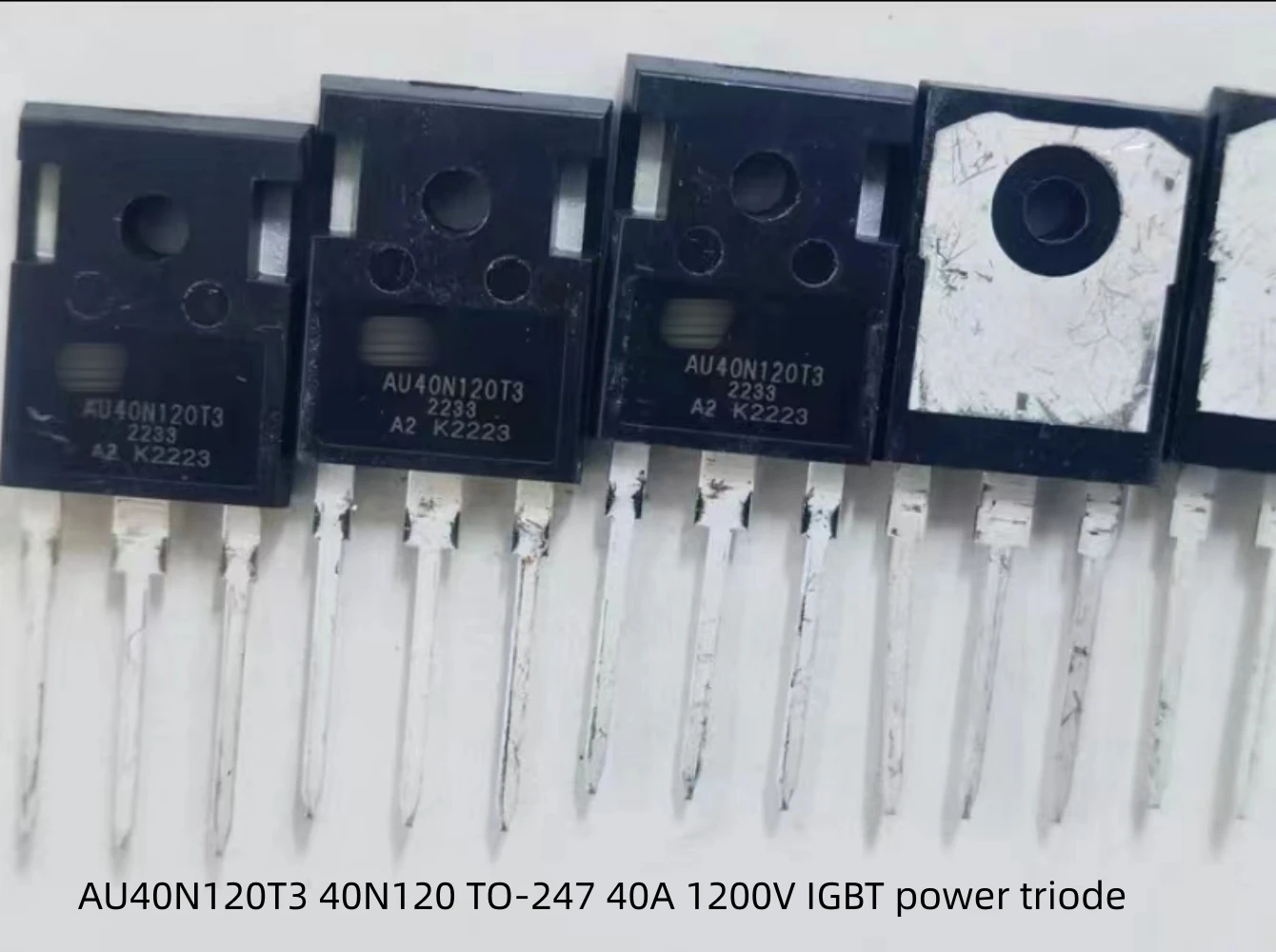 

AU40N120T3 40N120 TO-247 40A 1200V IGBT power triode