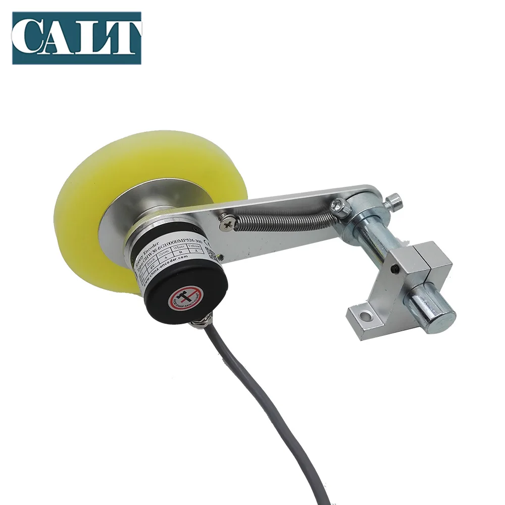 CALT Fabric Leather Length Wheel Counter   100/200/300mm Wheel Pulse Encoder GHW38