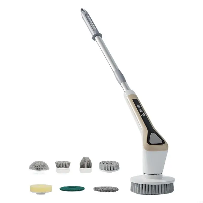 918d Điện spin spin scrubber swature scewing Brush để làm sạch 7 đầu thay thế