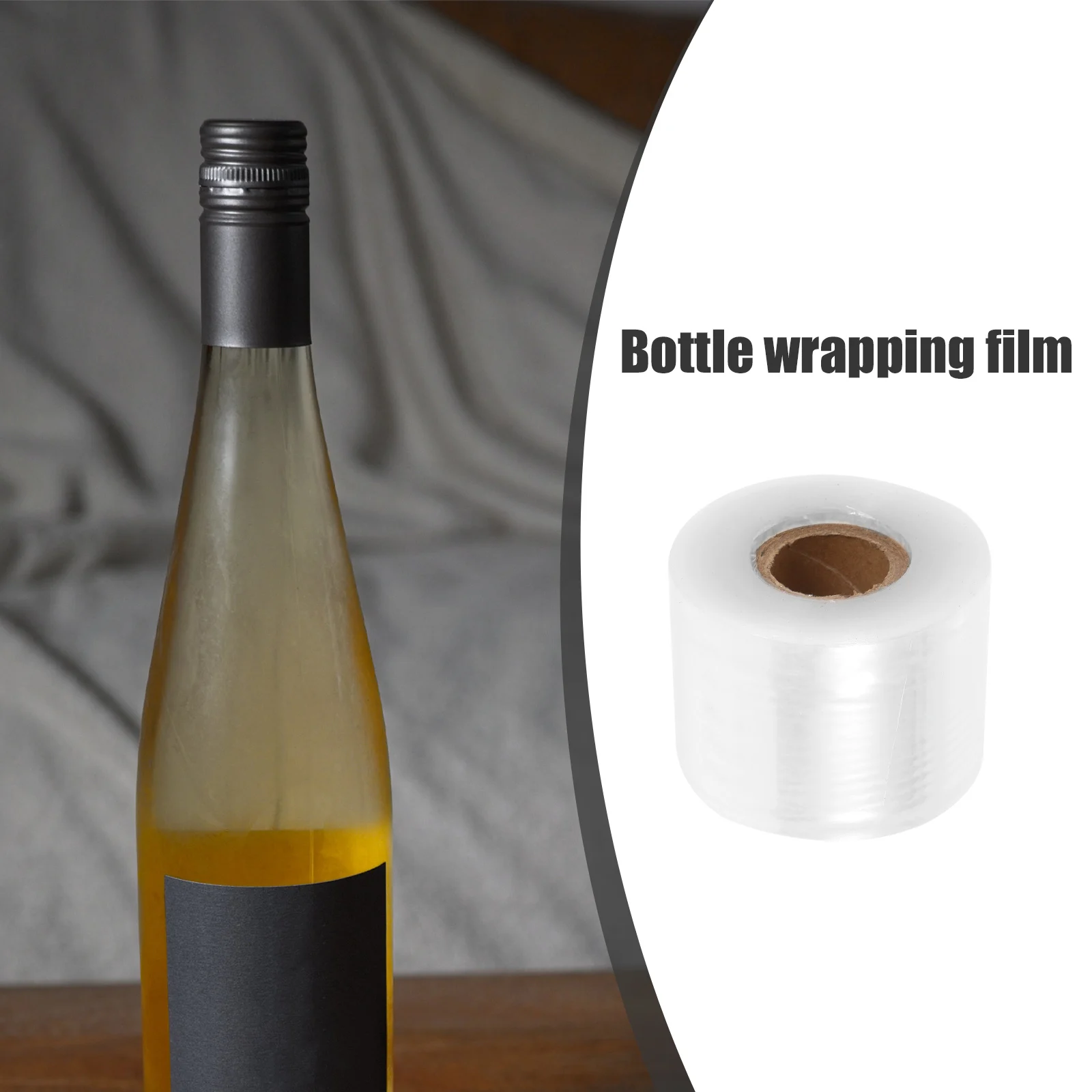 

1 Roll Clear Sealing Multi-Use Wrap Jar Mouth Fresh Preservation Portable Seal For Grape Bottles Bottle Neck Wrapping Film Wine