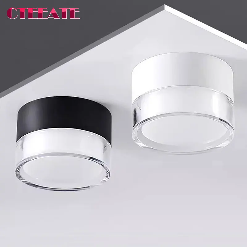 

Led Surface Mounted Downlight AC220V Ceiling Spot Lamp 9W 12W 18W 7W Nordic style Down Light 12V Panel Lighting Kitchen Fixture