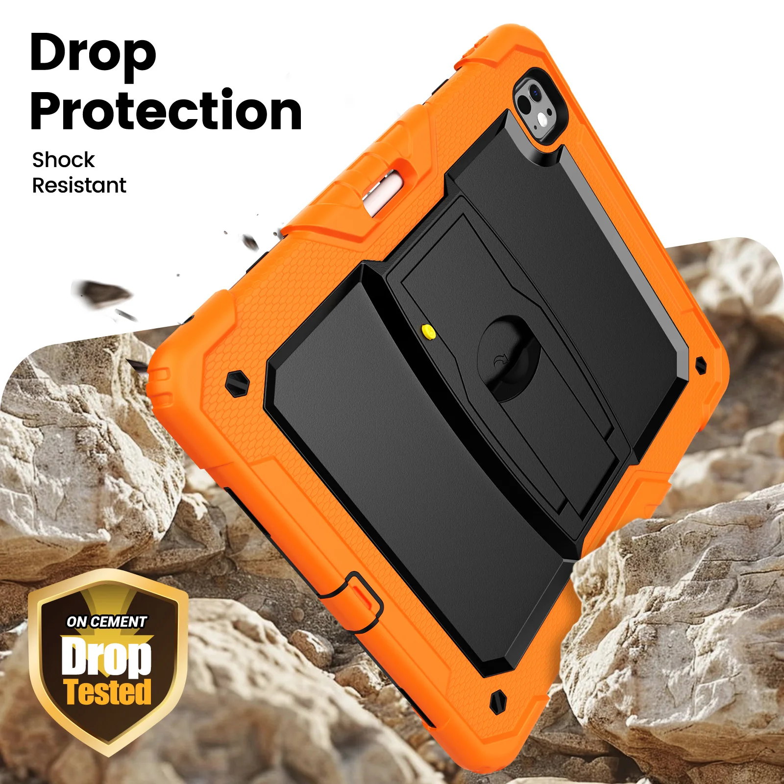 Armor Stand Case For iPad Air 13 2026 M4 2025 M3 2024 M2 Pro 13 2025 M5 2024 M4 12.9 2018-2022 3rd 4th 5th 6th Gen. Hybrid Cover