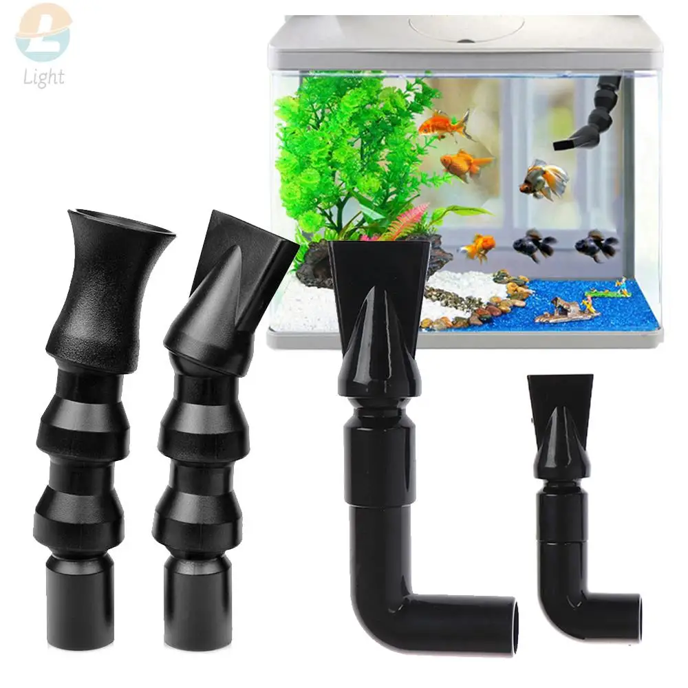 Fish Tank Pump Duckbill Nozzle Adjustable Aquarium Filter Pump Rotating Water Outlet Return Pipe Connector Plumbing Fitting