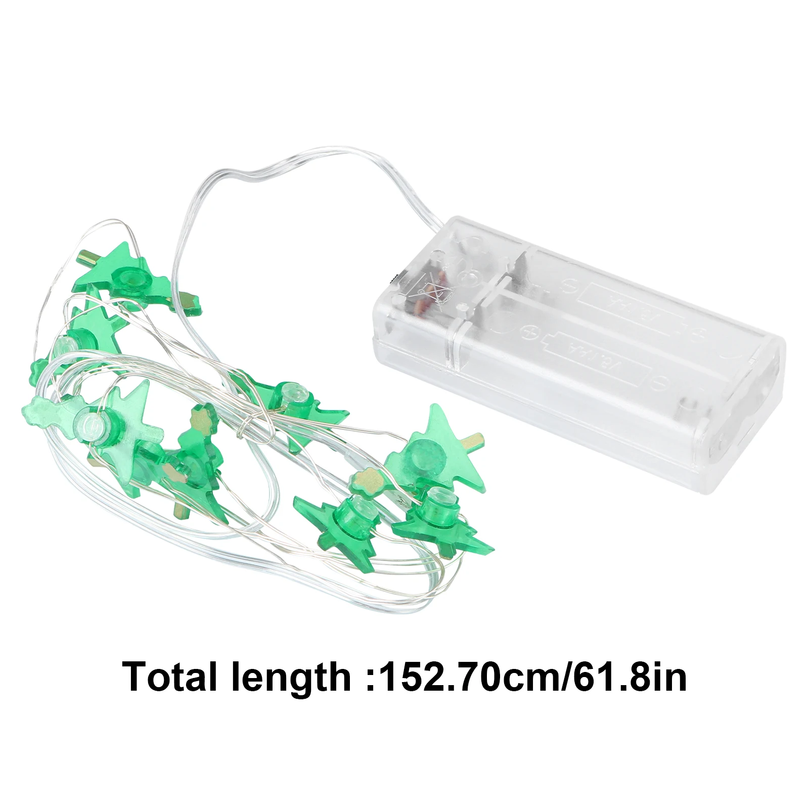 

2 Pcs LED Light String Christmas Decoration 2024 Powered Color Changing Lights Warm Xmas Trees Decorate